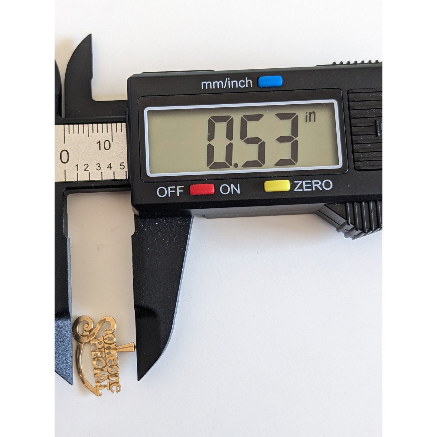 Estate 14k Yellow Gold JCM Dainty "Someone Special" Charm Pendant