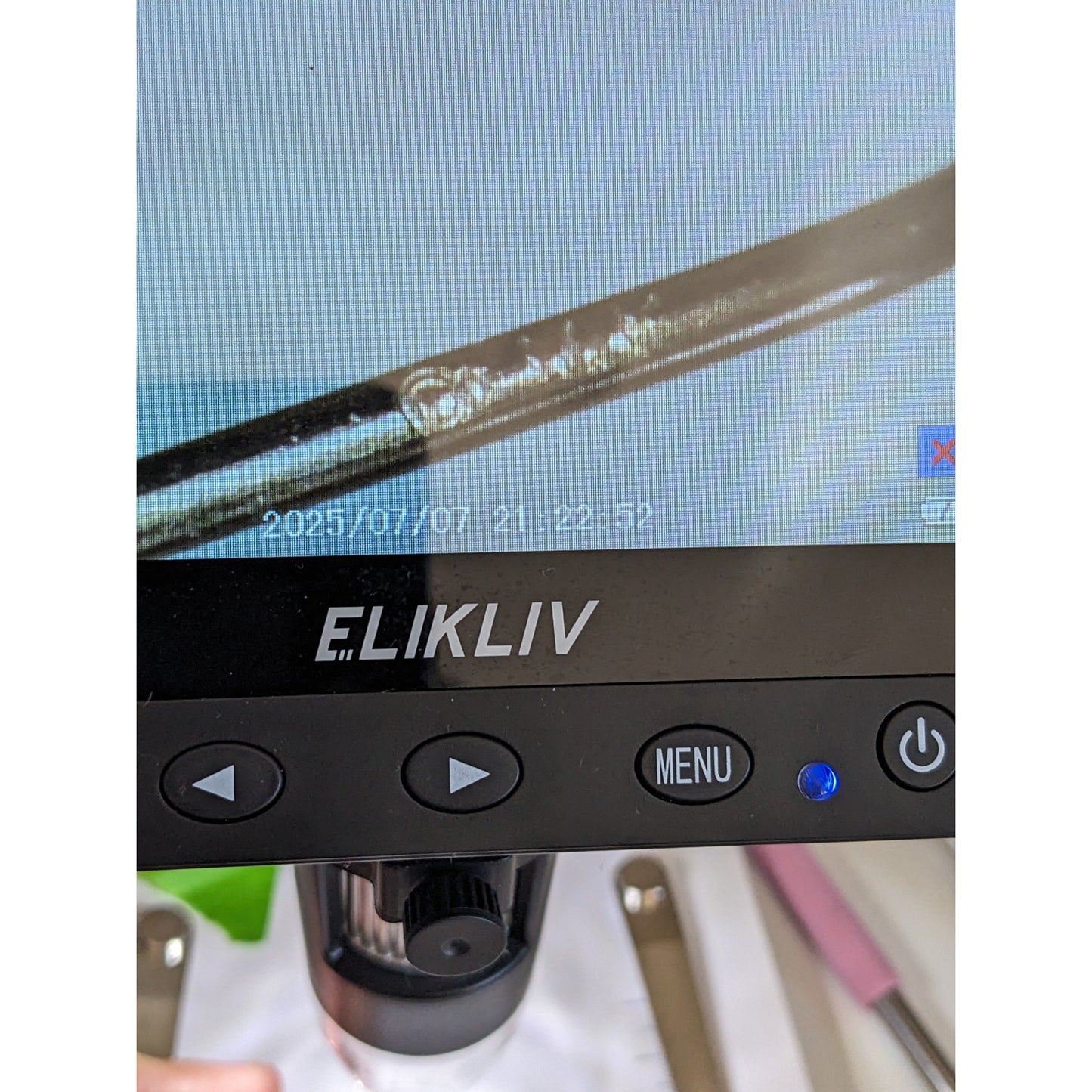 Estate 14k Rose Gold Oval Hollow Hoop Earrings 0.15in Thick