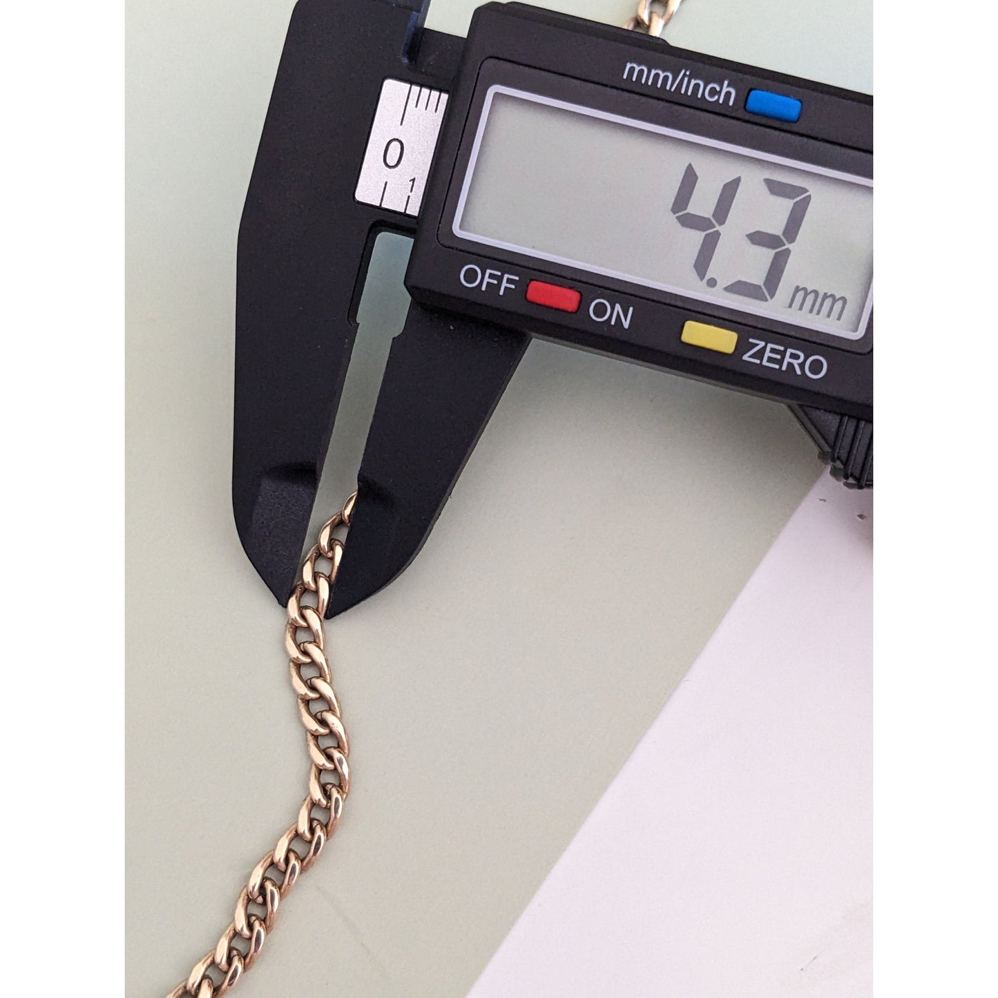Estate Aurafin 14k Yellow Gold Chain Bracelet or Anklet 10in