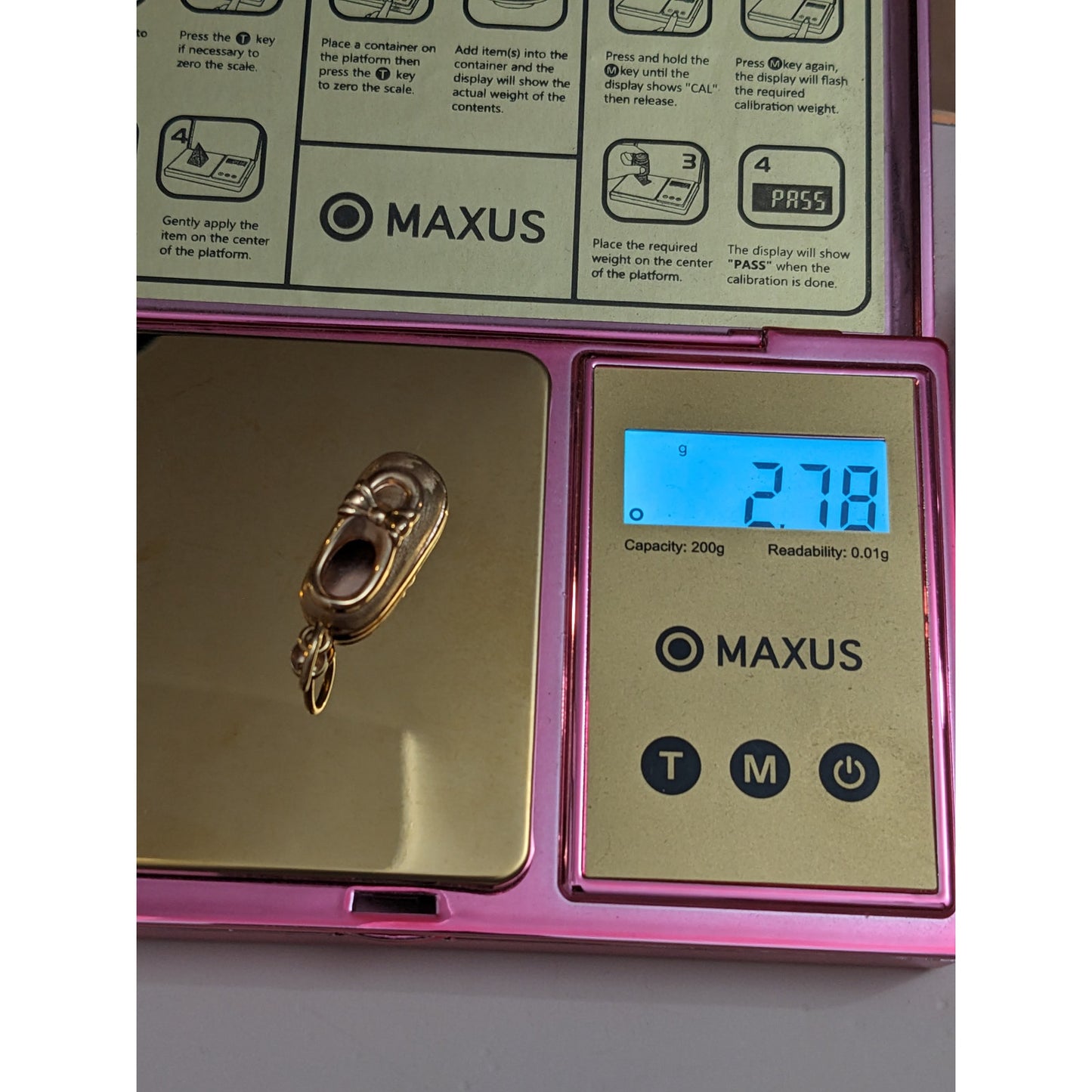 Vintage 14k Yellow Gold Baby Boe Shoe Charm Pendant