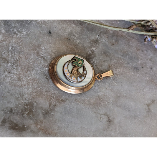 Vintage 10k Yellow Gold Daughters of Rebekah Pendant