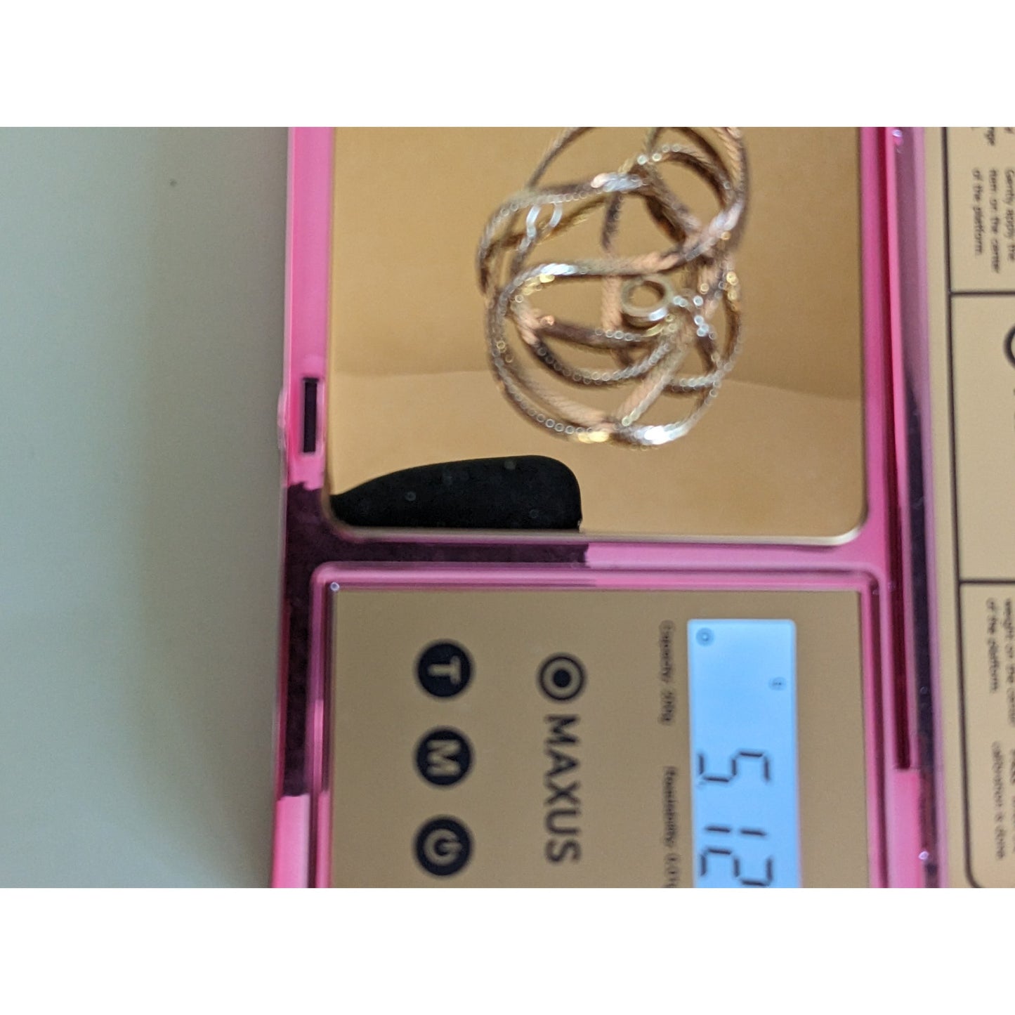 Estate 14k Yellow Gold Snake Chain Necklace 17.75in