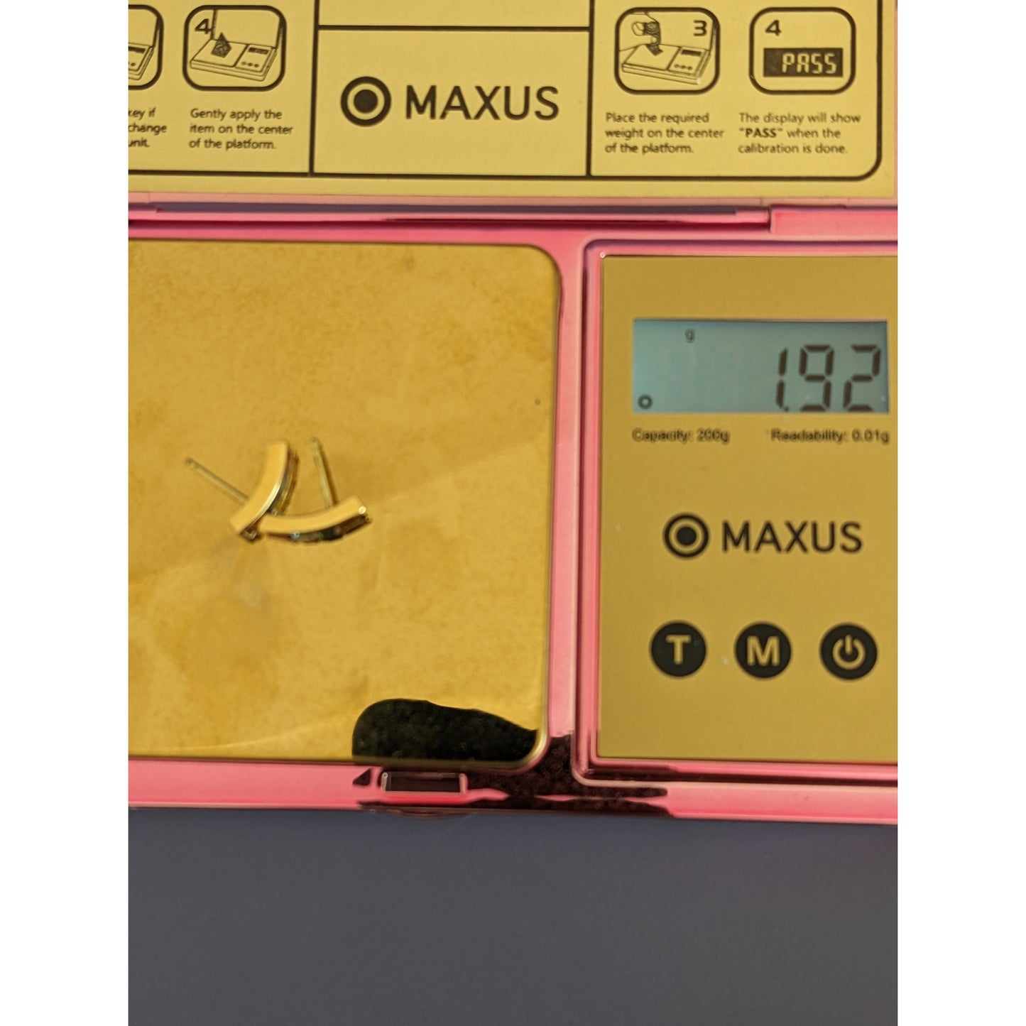 Estate 18k 750 Yellow Gold Earrings with Multicolor Gemstones