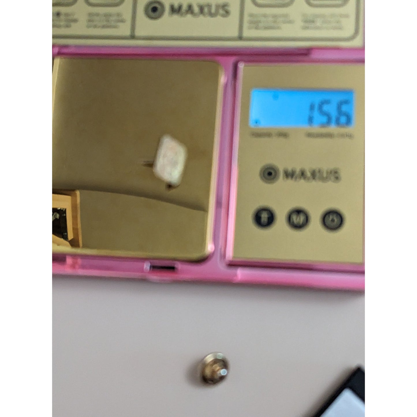 Vintage 14k Yellow Gold Mexico Aztec Mayan Sun God Etched Pin