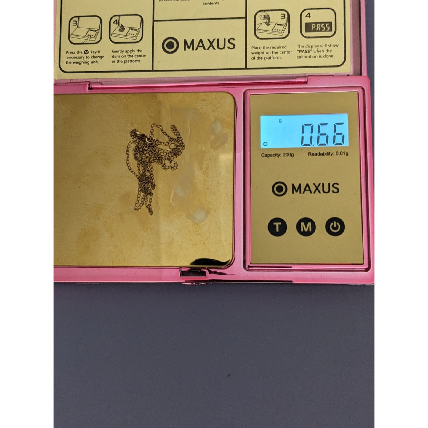 Vintage Estate 14k Yellow Gold Dainty Minimal Chain Necklace with Extender