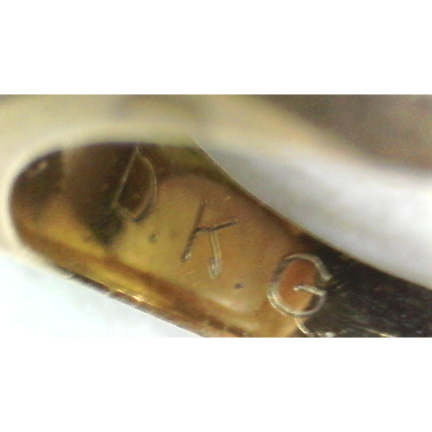 Vintage 10k Yellow Gold Kappa Alpha Theta Ring Size 4