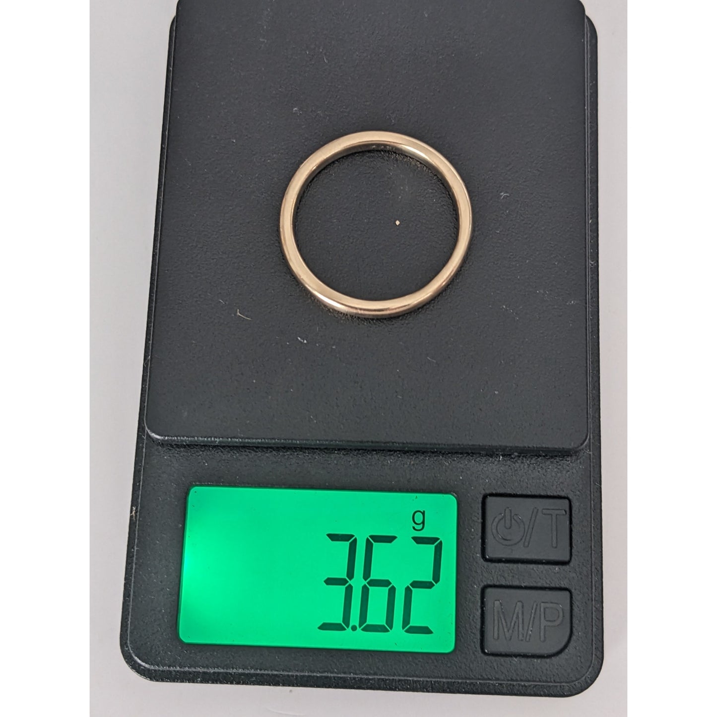 FLAW Estate 14k Yellow Gold Simple Rounded 2.5mm Think Band Ring Size 9.5