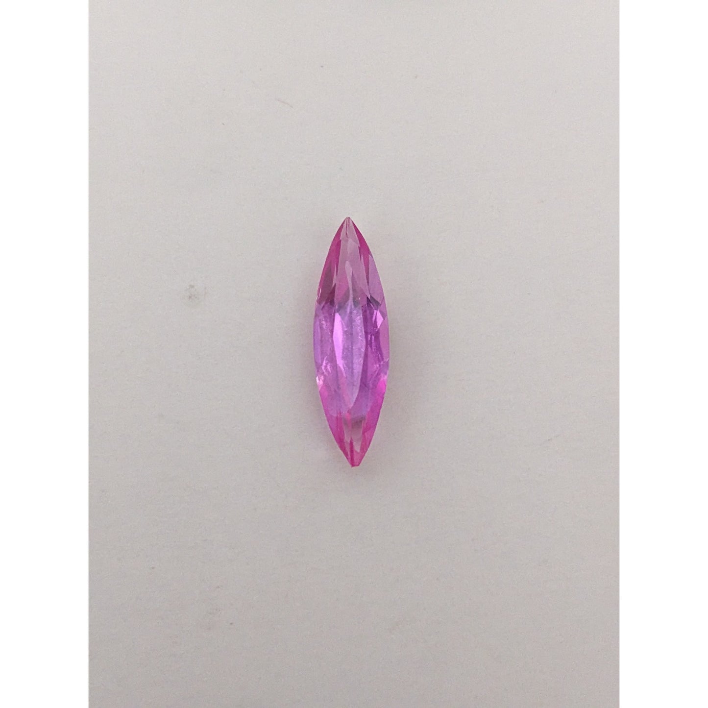 Vintage Lab Created Russian Pink Ruby in Marquise Cut 5mm x 21.5mm