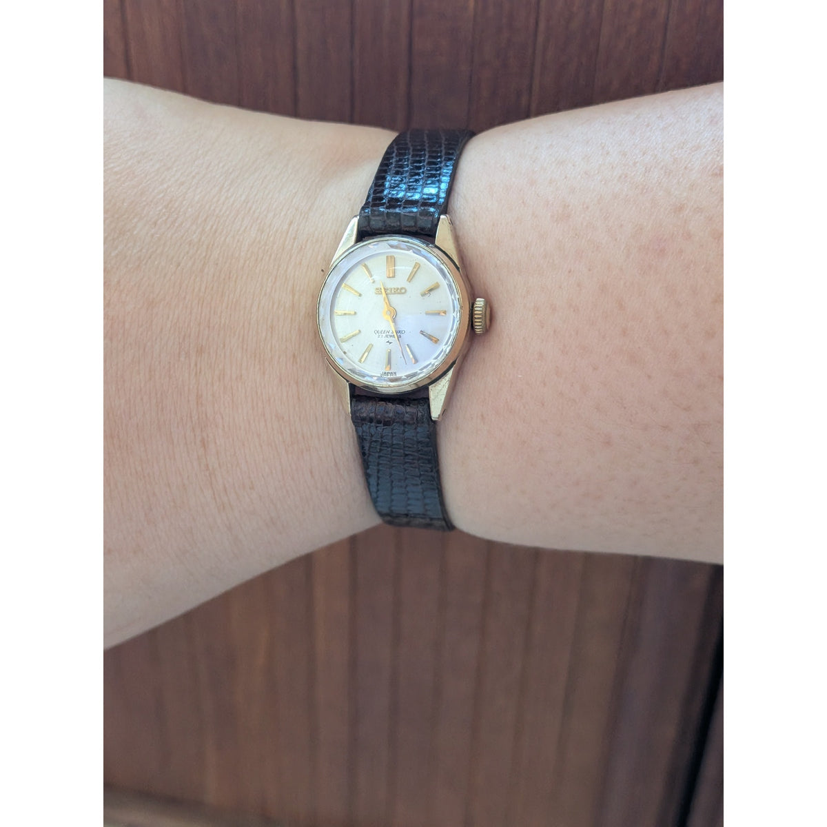 Vintage 1960s Manual Seiko 1020-0010 Gold Filled Queen Seiko 23 Jewel Watch