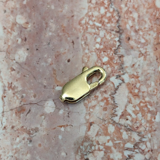 Estate 14k Yellow Gold 0.4in (10mm) Lobster Claw Trigger Clasp Finding