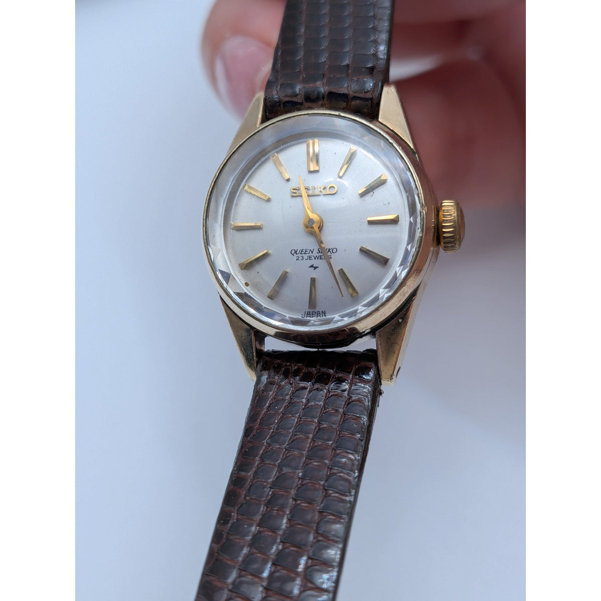 Vintage 1960s Manual Seiko 1020-0010 Gold Filled Queen Seiko 23 Jewel Watch