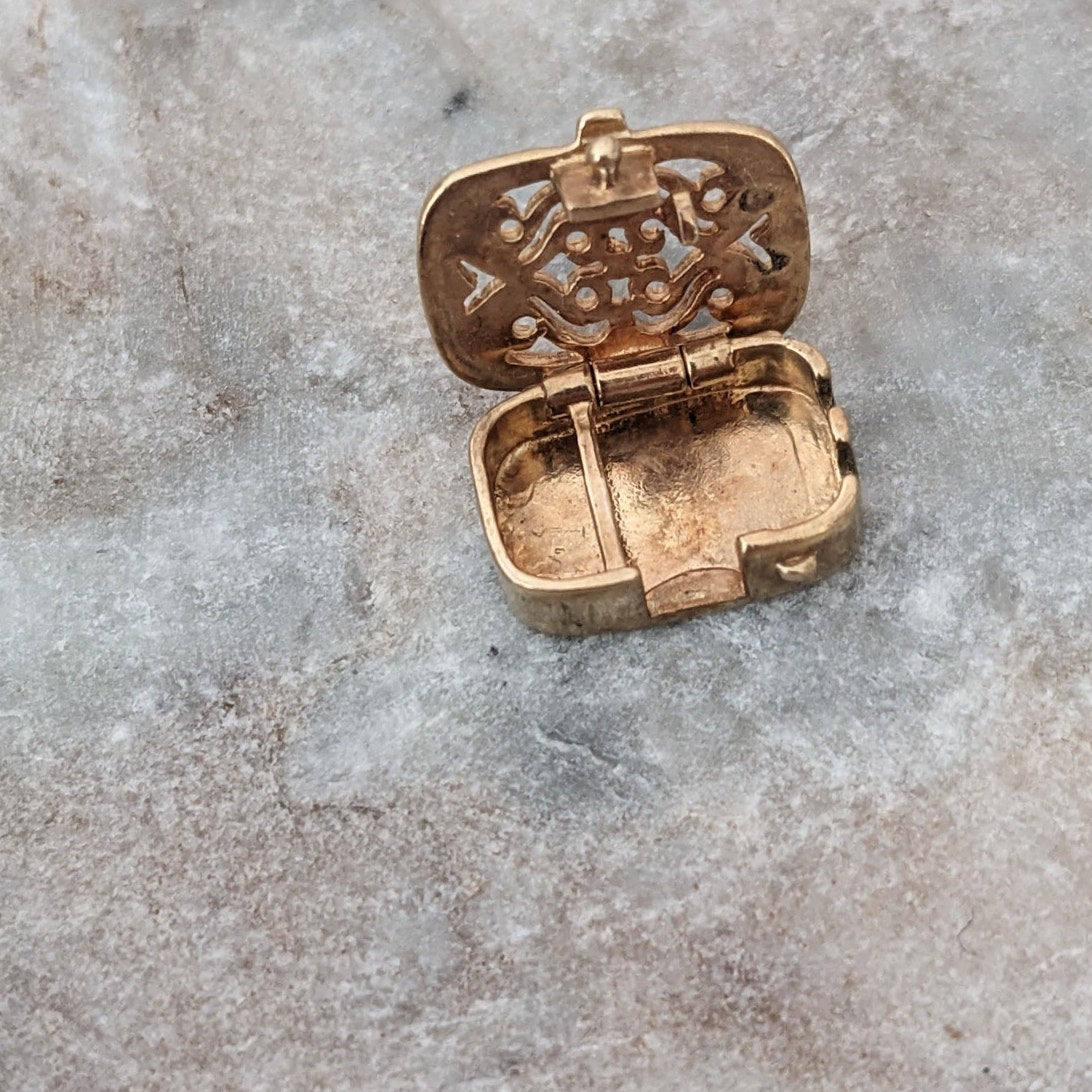 Vintage 14k Yellow Gold Richard Klein Slide Clasp for Bracelet