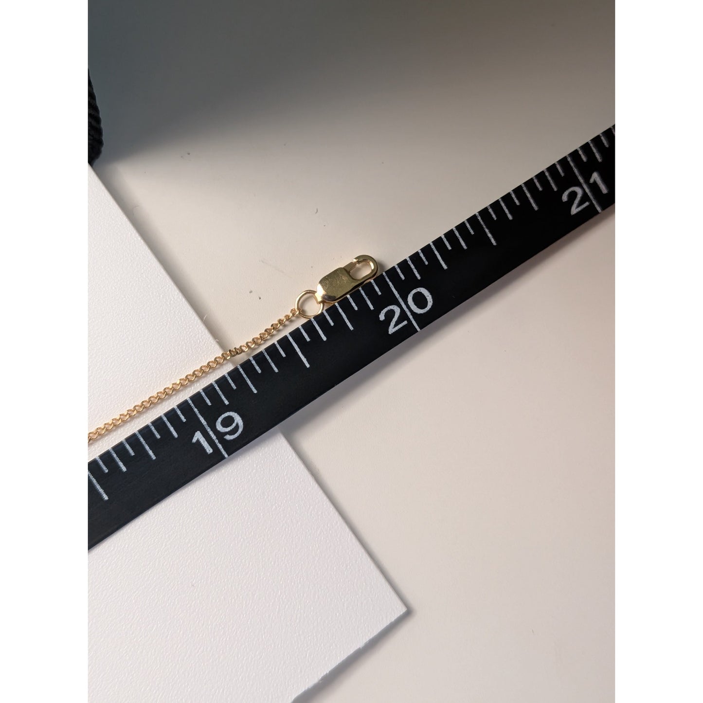 Preowned 14k Yellow Gold Dainty 1mm Chain Necklace 20in
