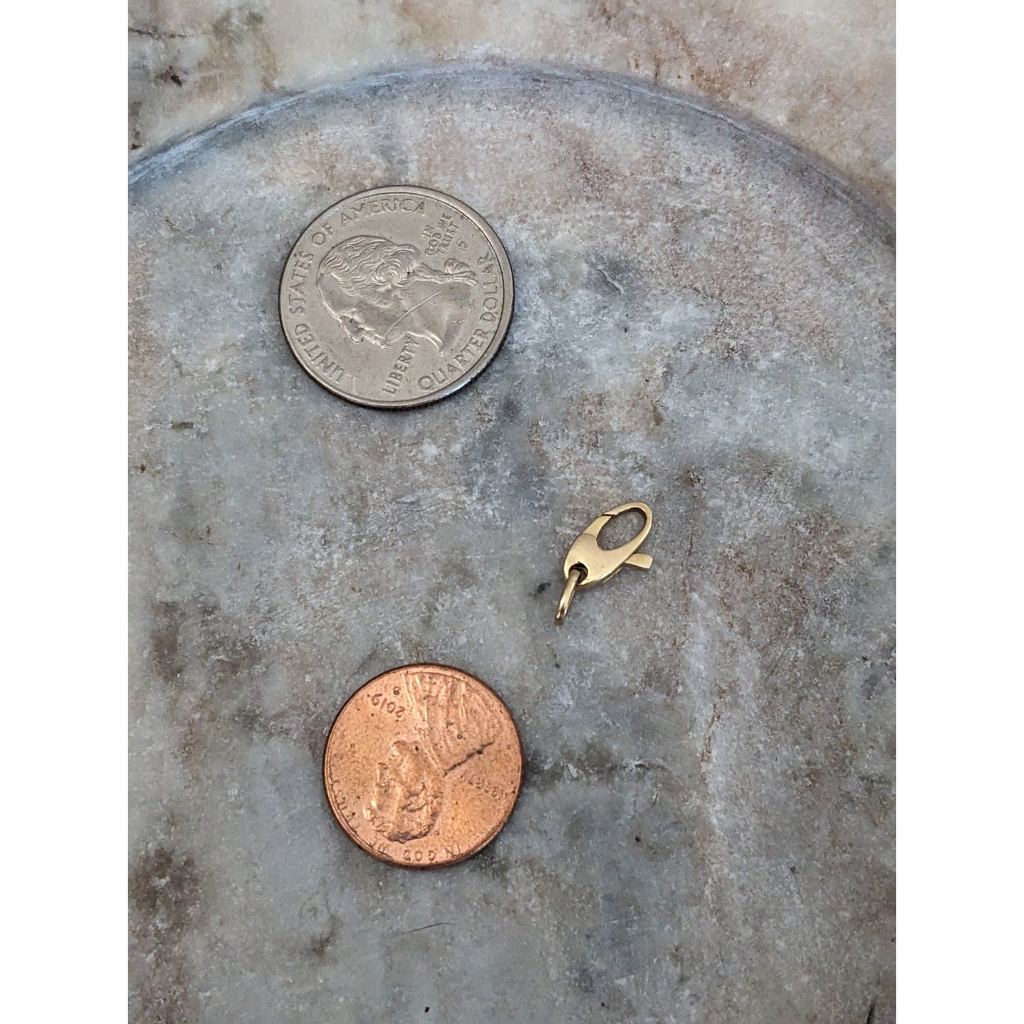 Vintage 14k Yellow Gold Royal Chain Inc Lobster Clasp Finding