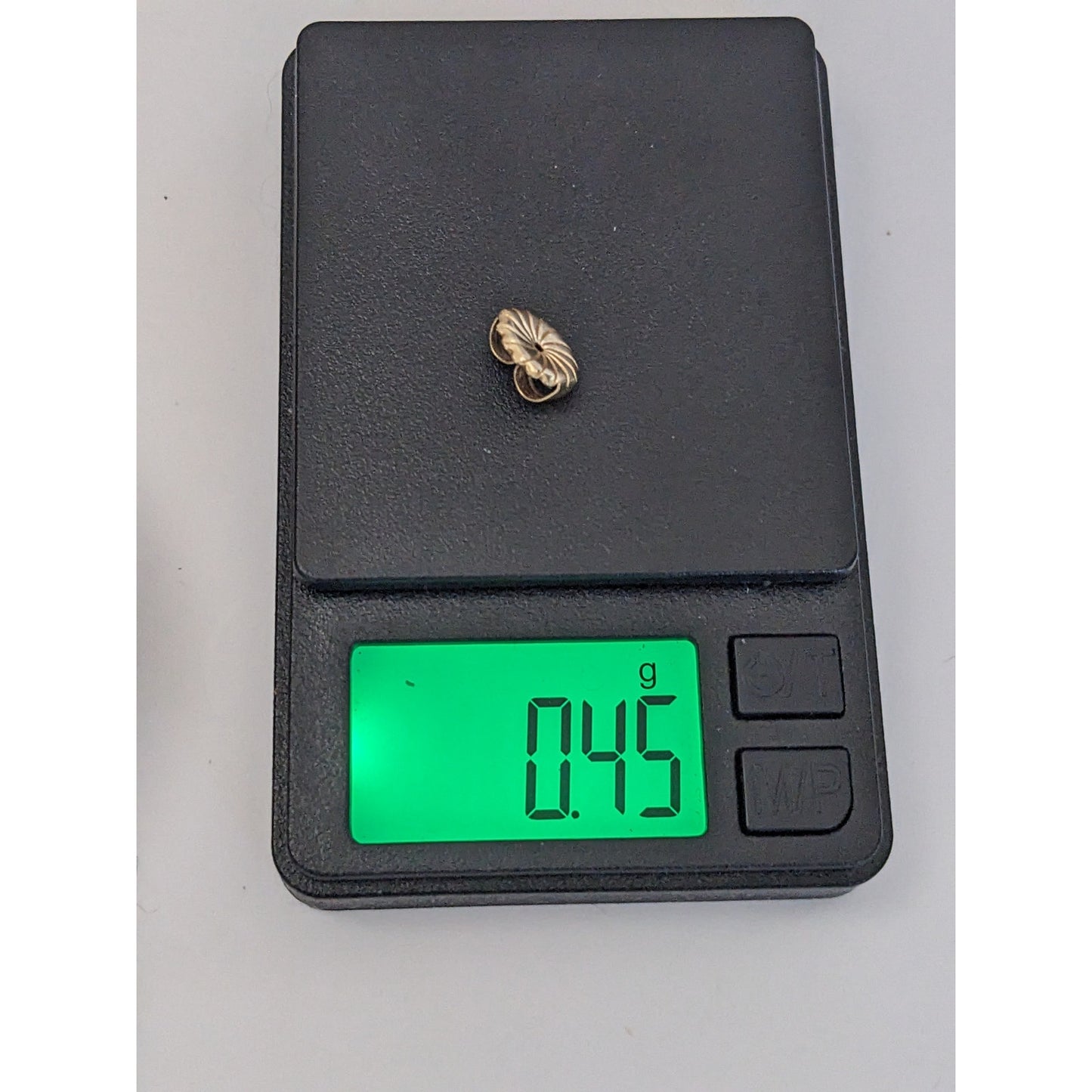Estate 14k Solid Yellow Gold Earring Friction Back Finding (Single Piece)