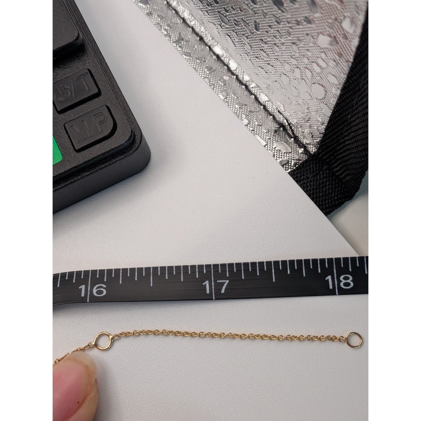 Estate 14k Gold Diamond Flower Pendant Necklace w/ Extender 16 or 18in