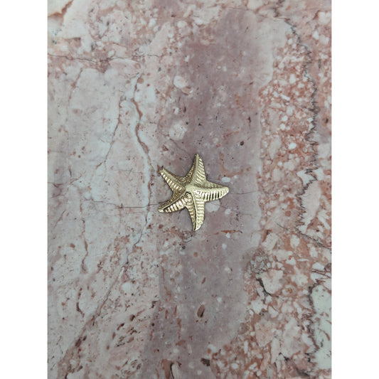Estate Unmarked 14k Yellow Gold Tiny Dainty Starfish Charm NEEDS BAIL