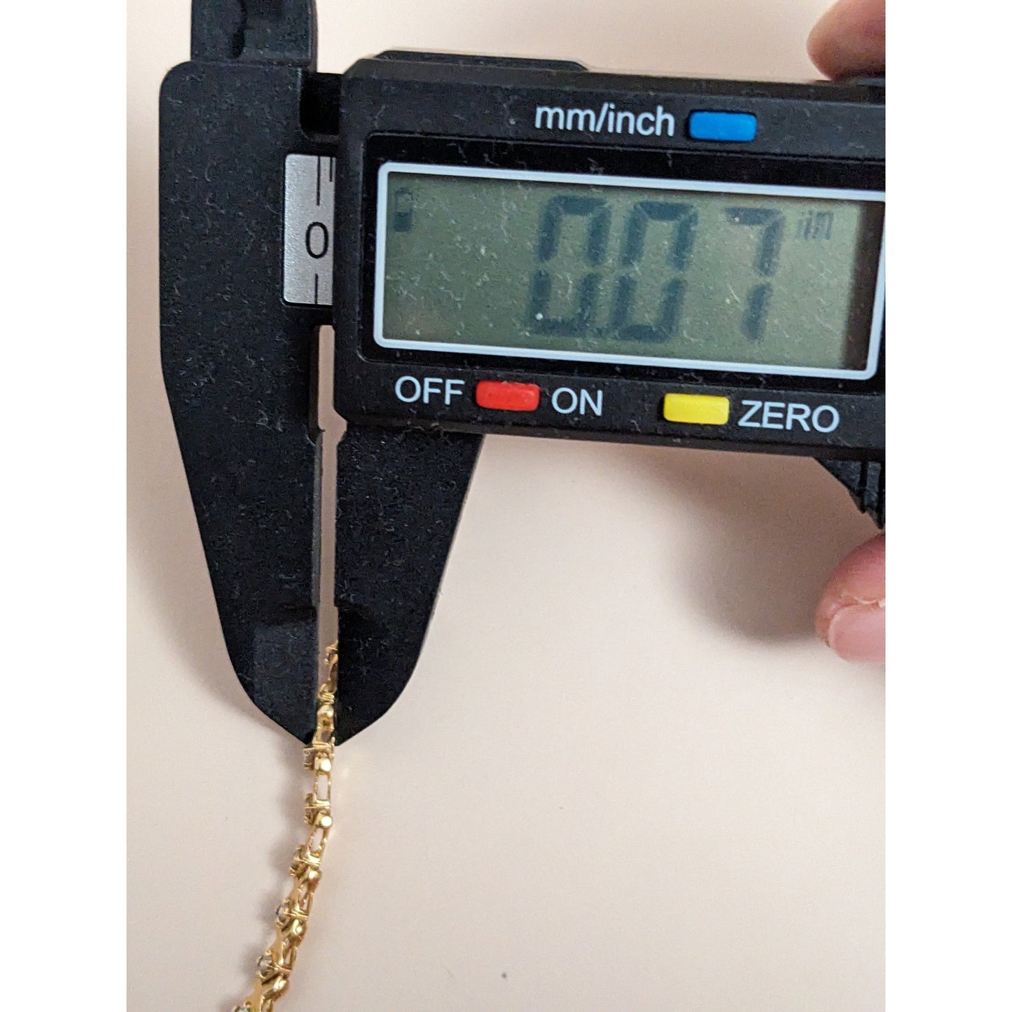 Vintage 14k Yellow Gold XOXO Diamond Tennis Bracelet 7in