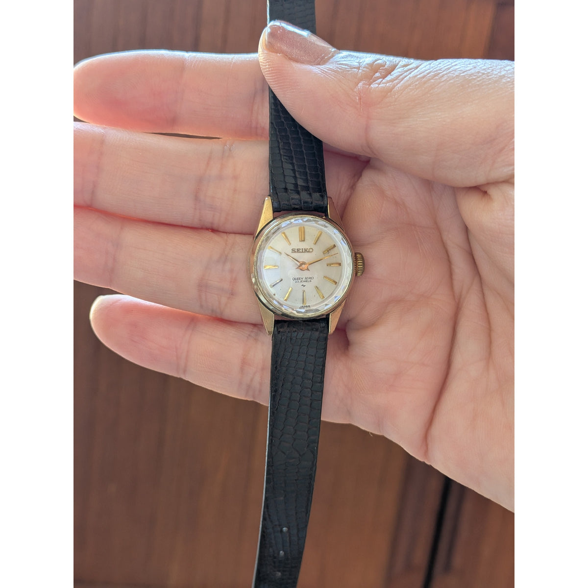 Vintage 1960s Manual Seiko 1020-0010 Gold Filled Queen Seiko 23 Jewel Watch