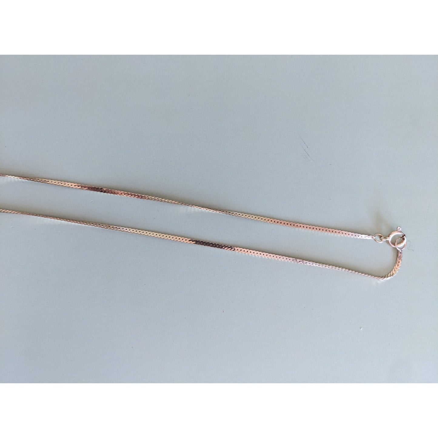 Estate 14k Yellow Gold Snake Chain Necklace 17.75in