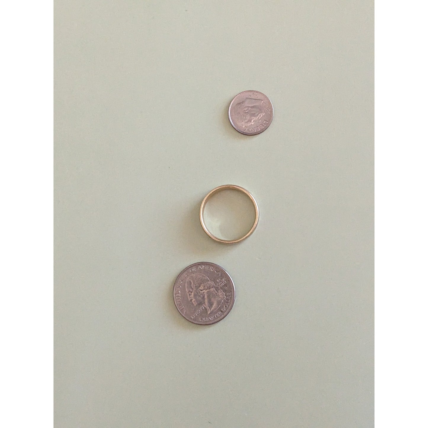 Vintage 14k Solid Yellow Gold Wedding Ring Band Stacker Size 10