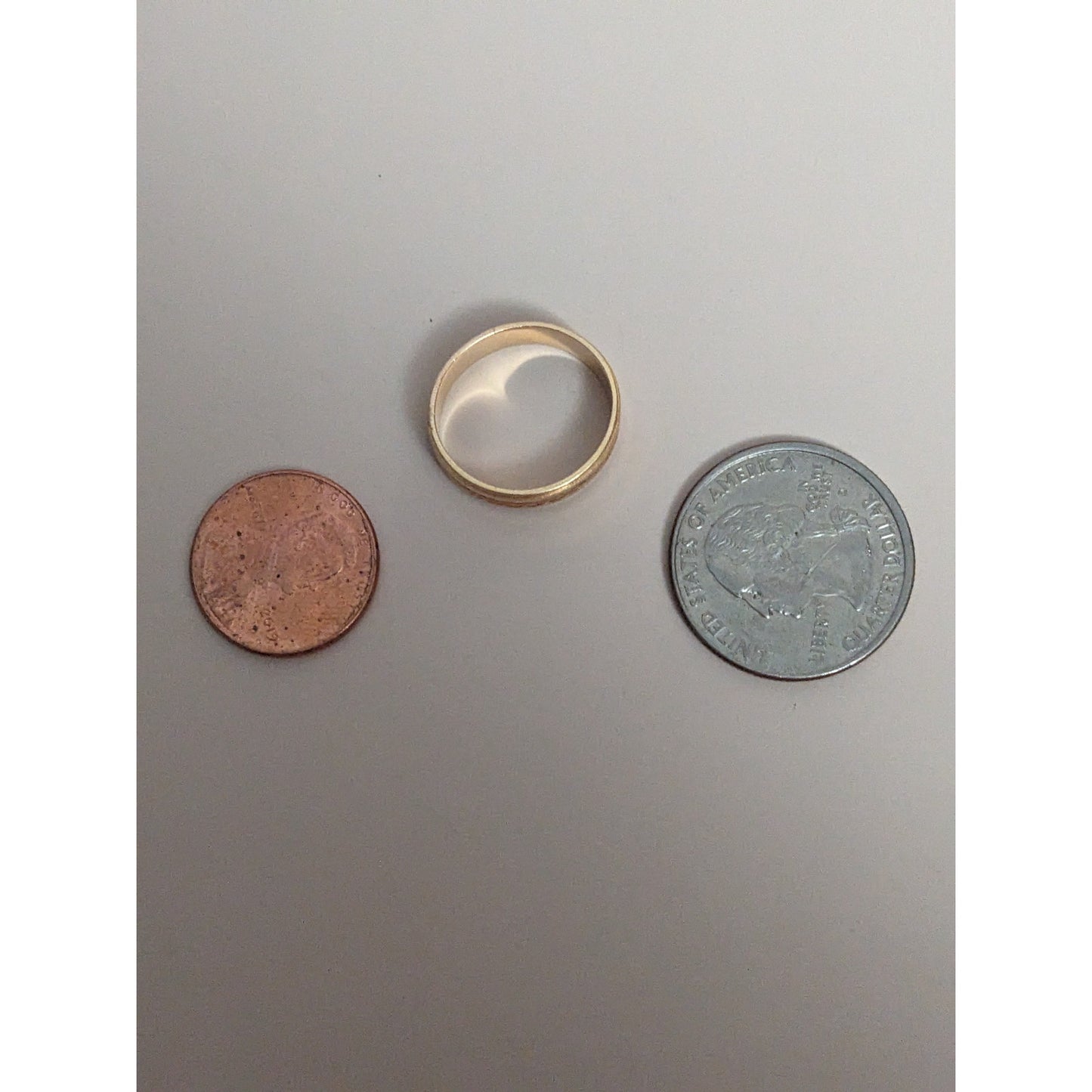 Vintage 14k Yellow Gold Wedding Band Ring Size 6 3.36g