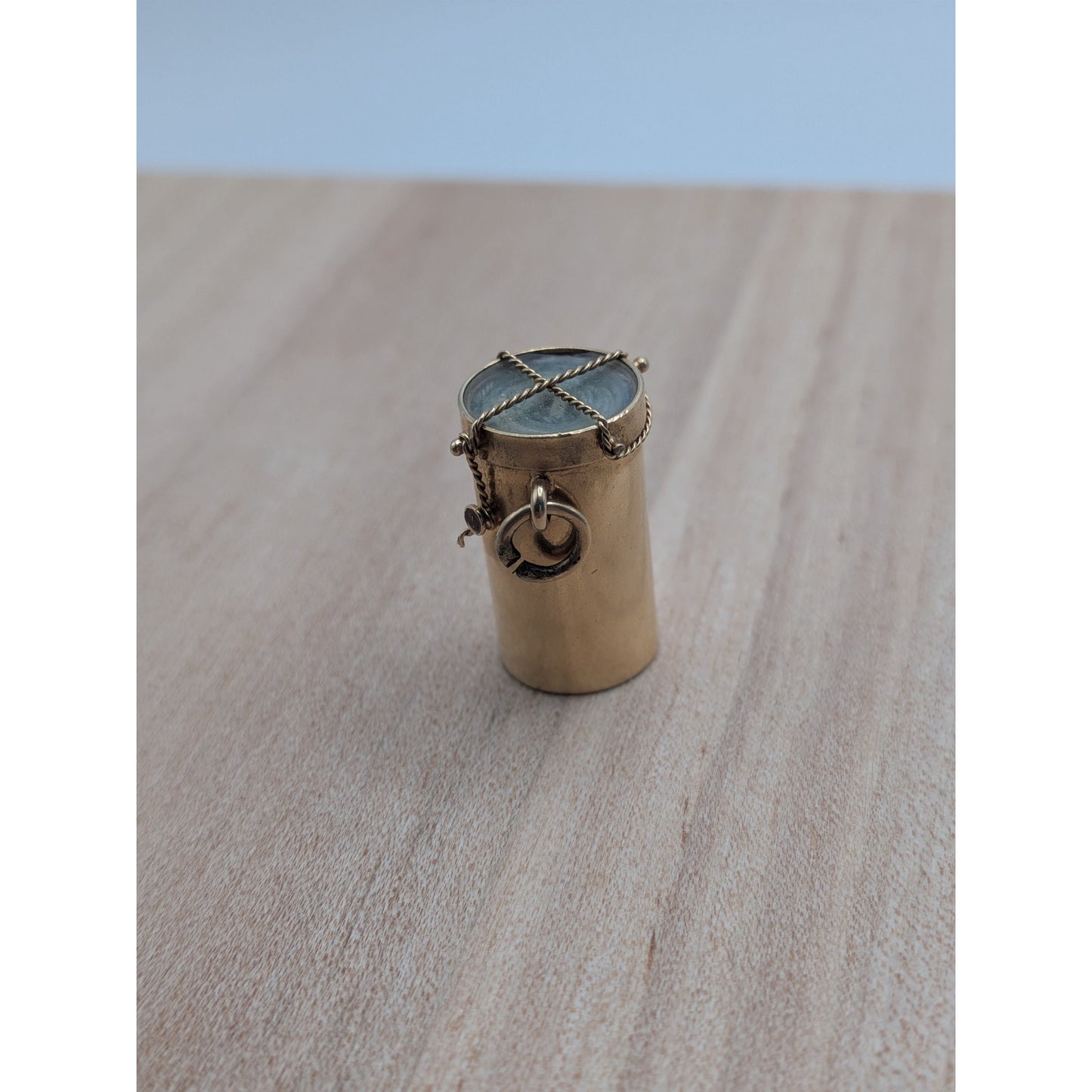 Vintage 14k Yellow Gold "In Case of Emergency Break Glass" Charm INTACT