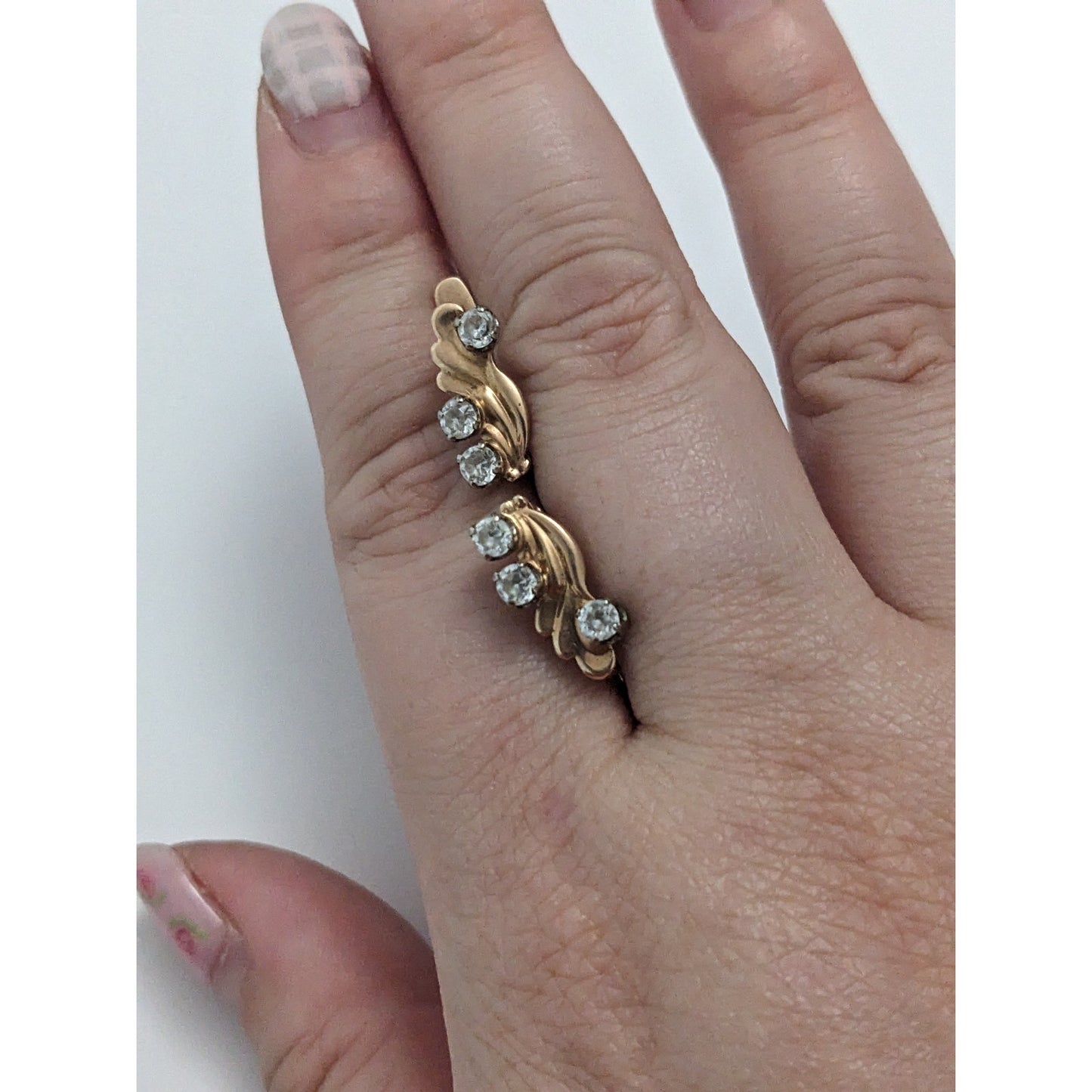 Vintage 1980s 14k Gold With Accent Stones Earrings