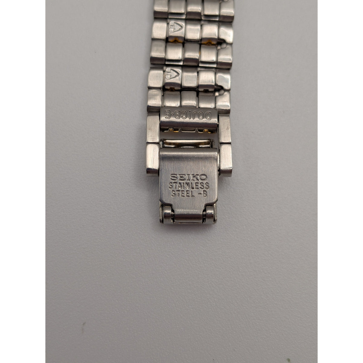 FLAW Vintage 1990s Seiko 4N21-0960 Two Tone Quartz Watch