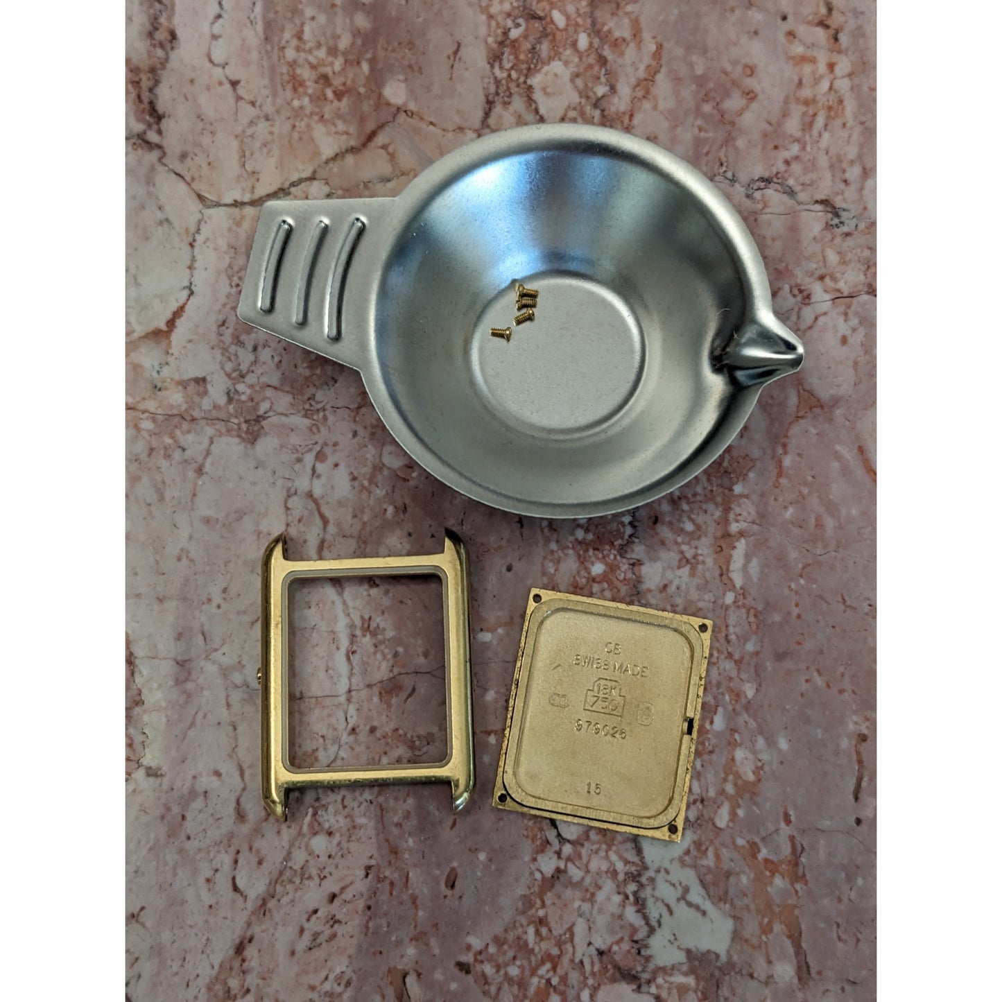 Vintage Solid 18k Gold CB Swiss Made 979026 Watch Parts 9.91g