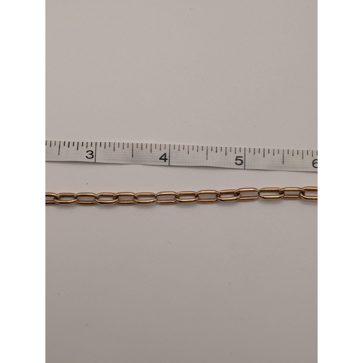 Vintage 14k Solid Gold Trombone Link Albert Watch Chain with T-Bar