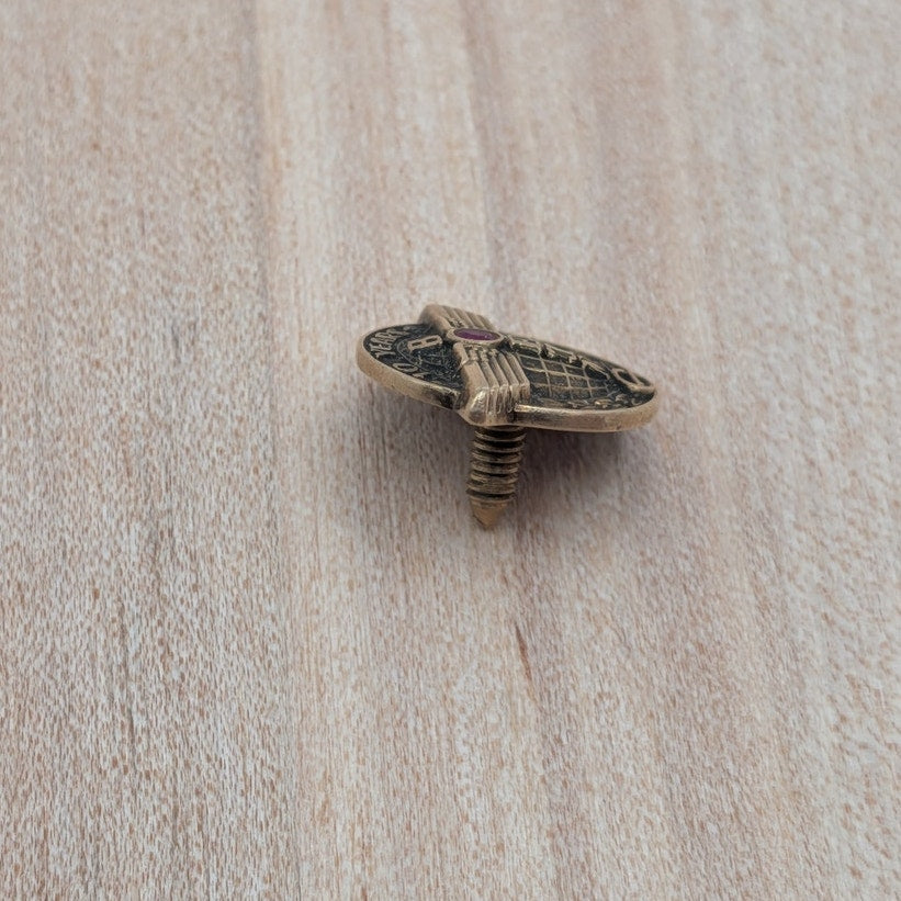 Vintage 10k Boeing Aircraft 10 Year Service Employee Pin (NO BACK)