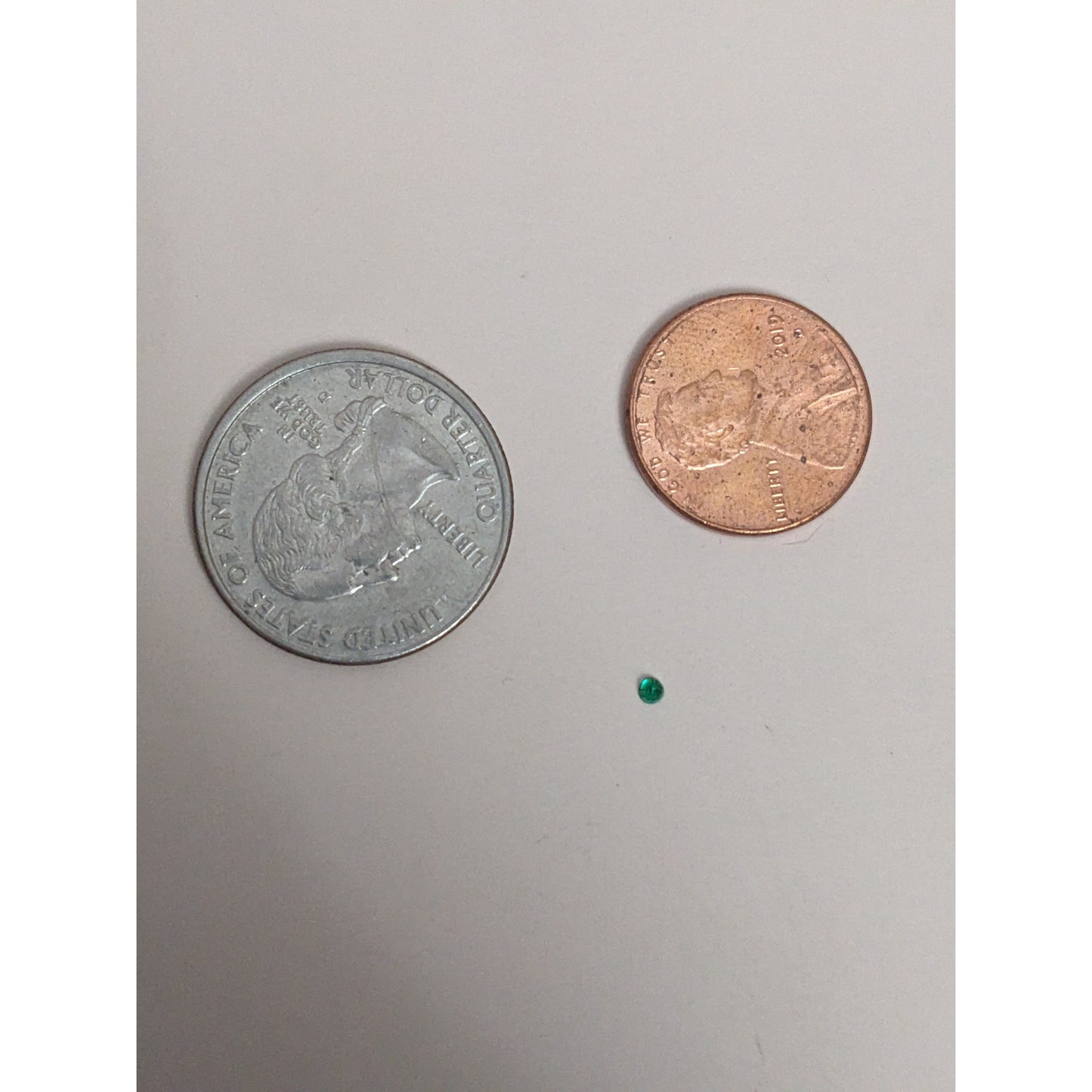 Round Cut 1.5mm Natural Emeralds Lot About 1.8 carats Total (~60 pieces)