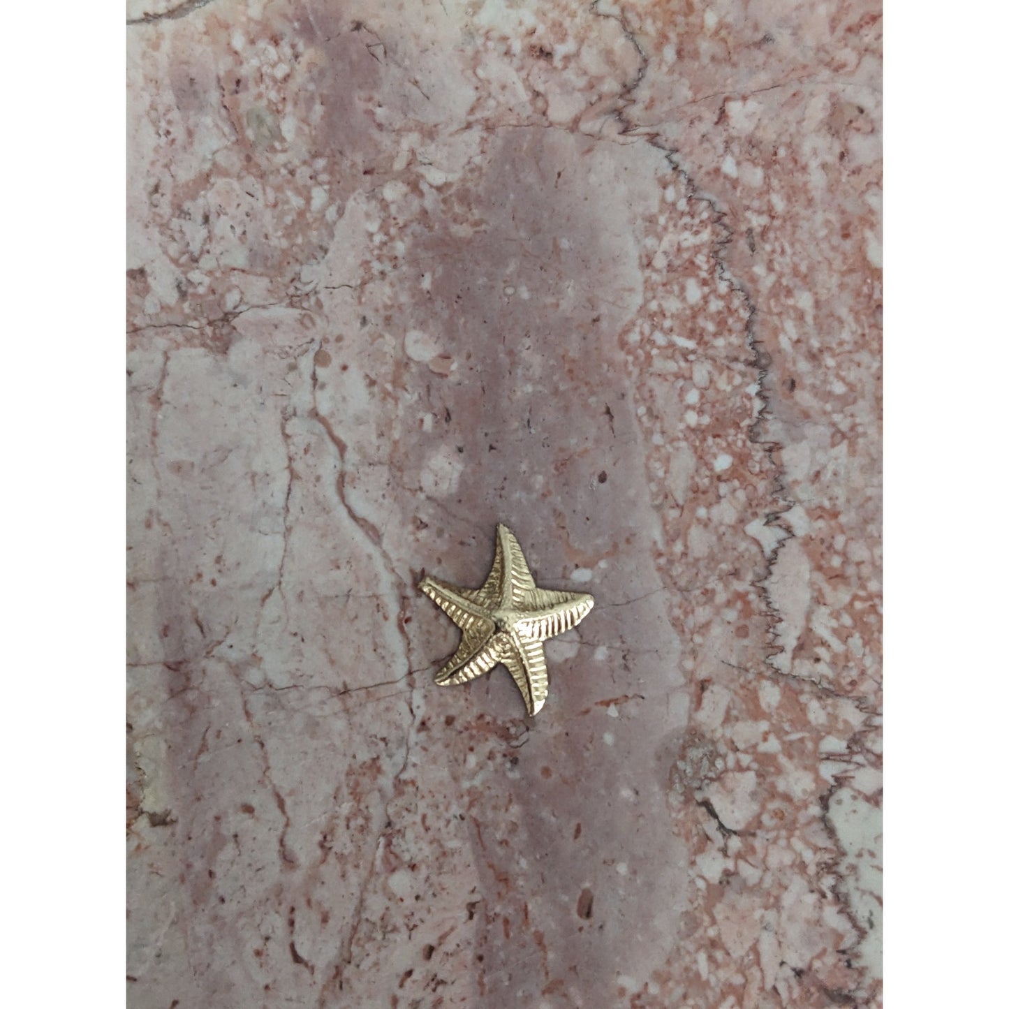 Estate Unmarked 14k Yellow Gold Tiny Dainty Starfish Charm NEEDS BAIL