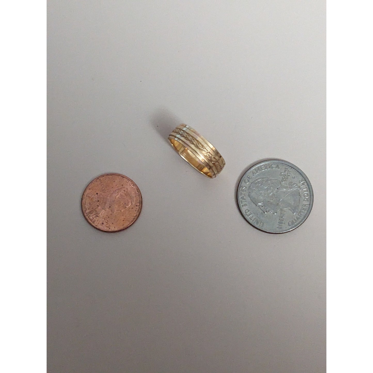 Vintage 14k Yellow Gold Wedding Band Ring Size 6 3.36g