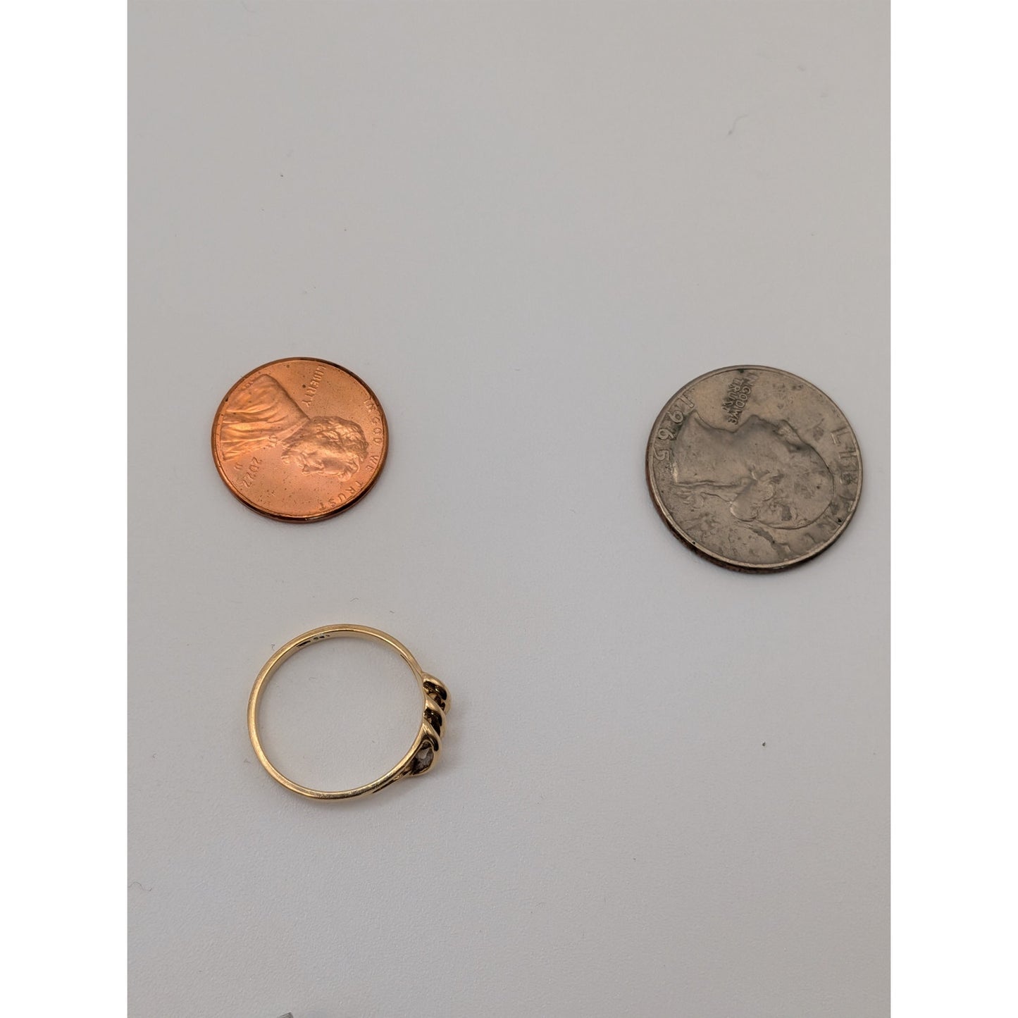Vintage 10k Yellow Gold Simply Triple Wave Ring Size 6