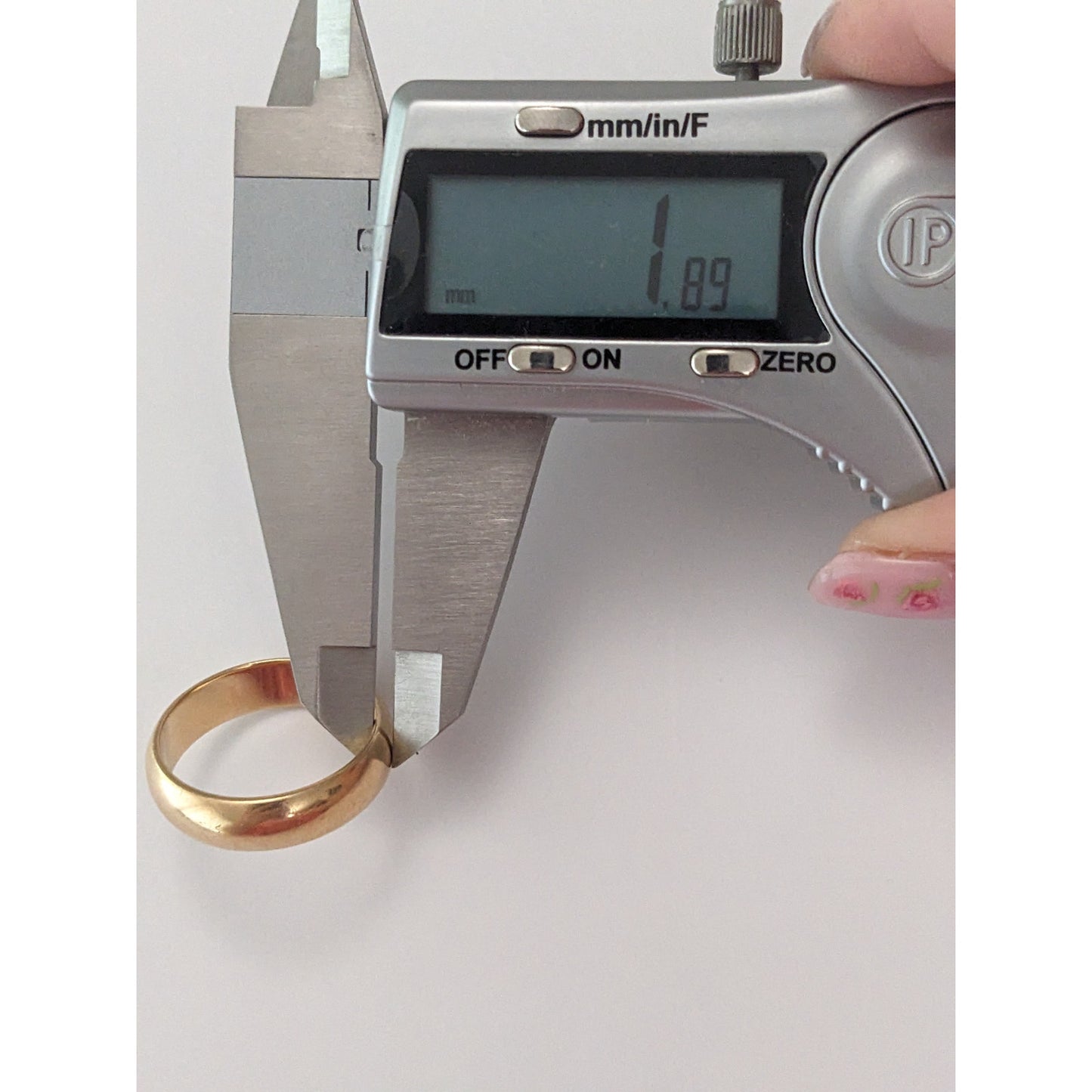 Vintage 14k Yellow Gold Round 6mm Simple Band Ring Size 10.5