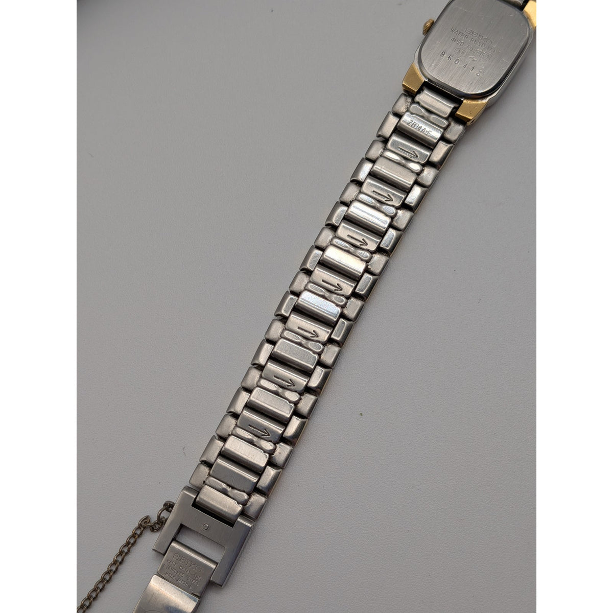 Vintage 1980s Seiko Creo 4N20-5022 Two Tone Quartz Watch Working