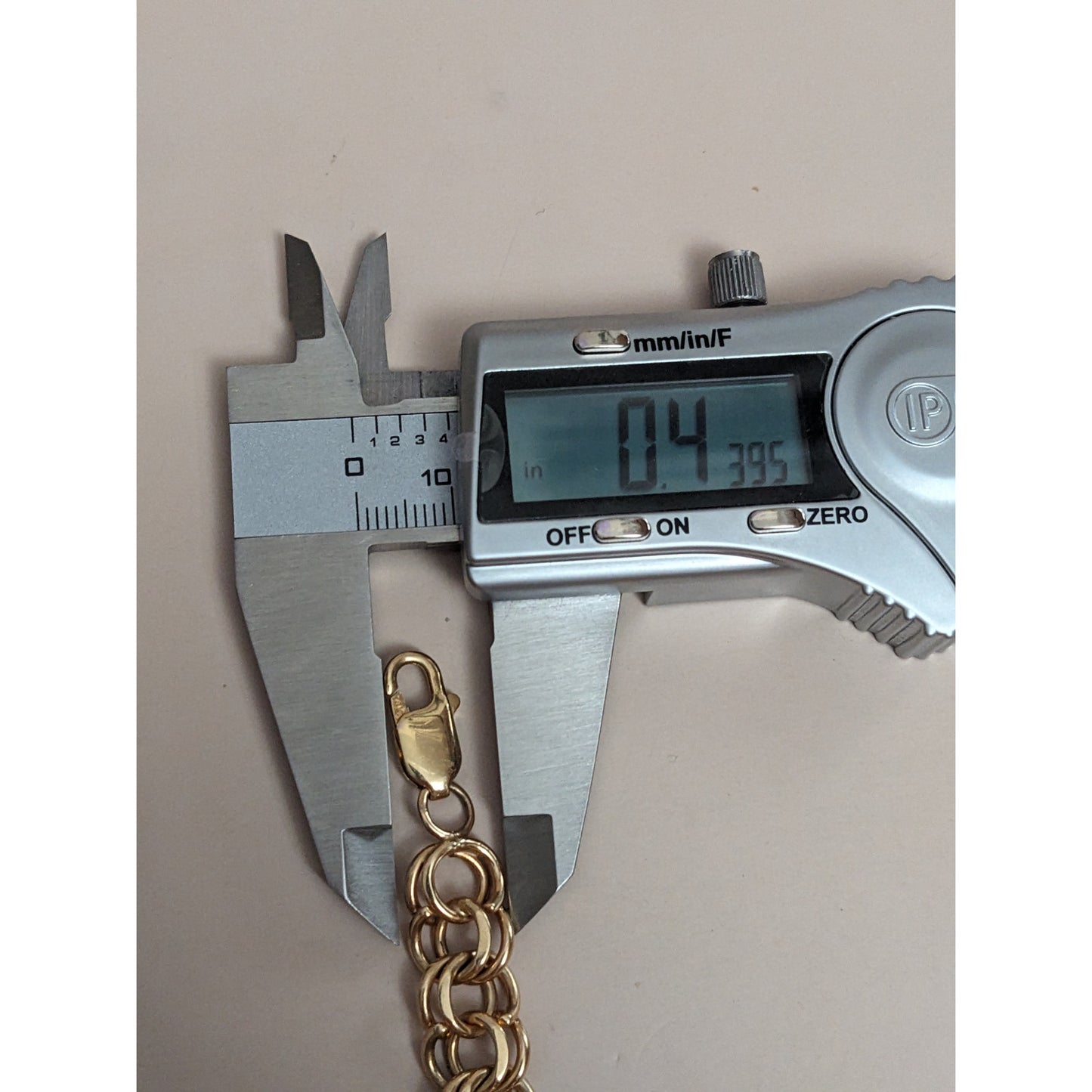 Vintage 14k Yellow Gold Hefty Double Curb Link Bracelet 8in ~26.4g