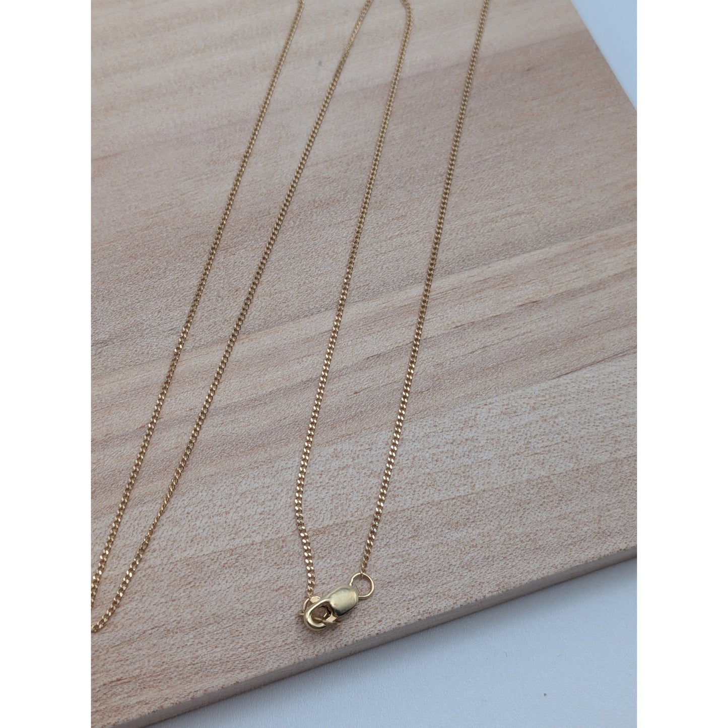 Preowned 14k Yellow Gold Dainty 1mm Chain Necklace 20in