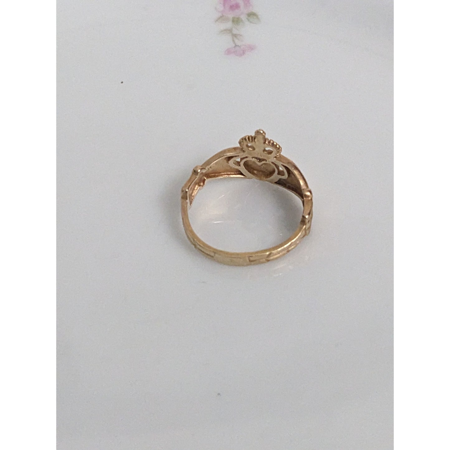 Vintage 14k Michael Anthony Claddagh Friendship Ring Size 5