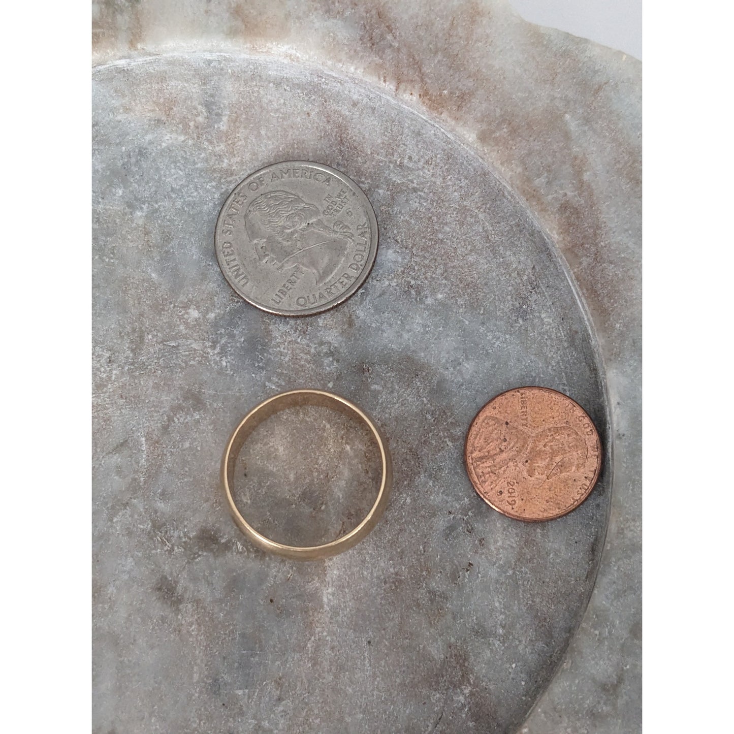 Vintage 14k Yellow Gold Classic Cigar Simple Band Ring Size 11