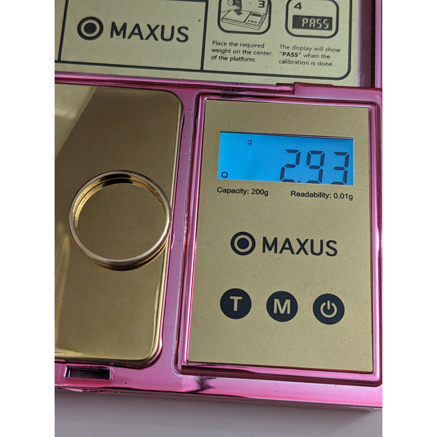 Vintage 14k Yellow Gold Simple Wedding Band Ring Size 9.5