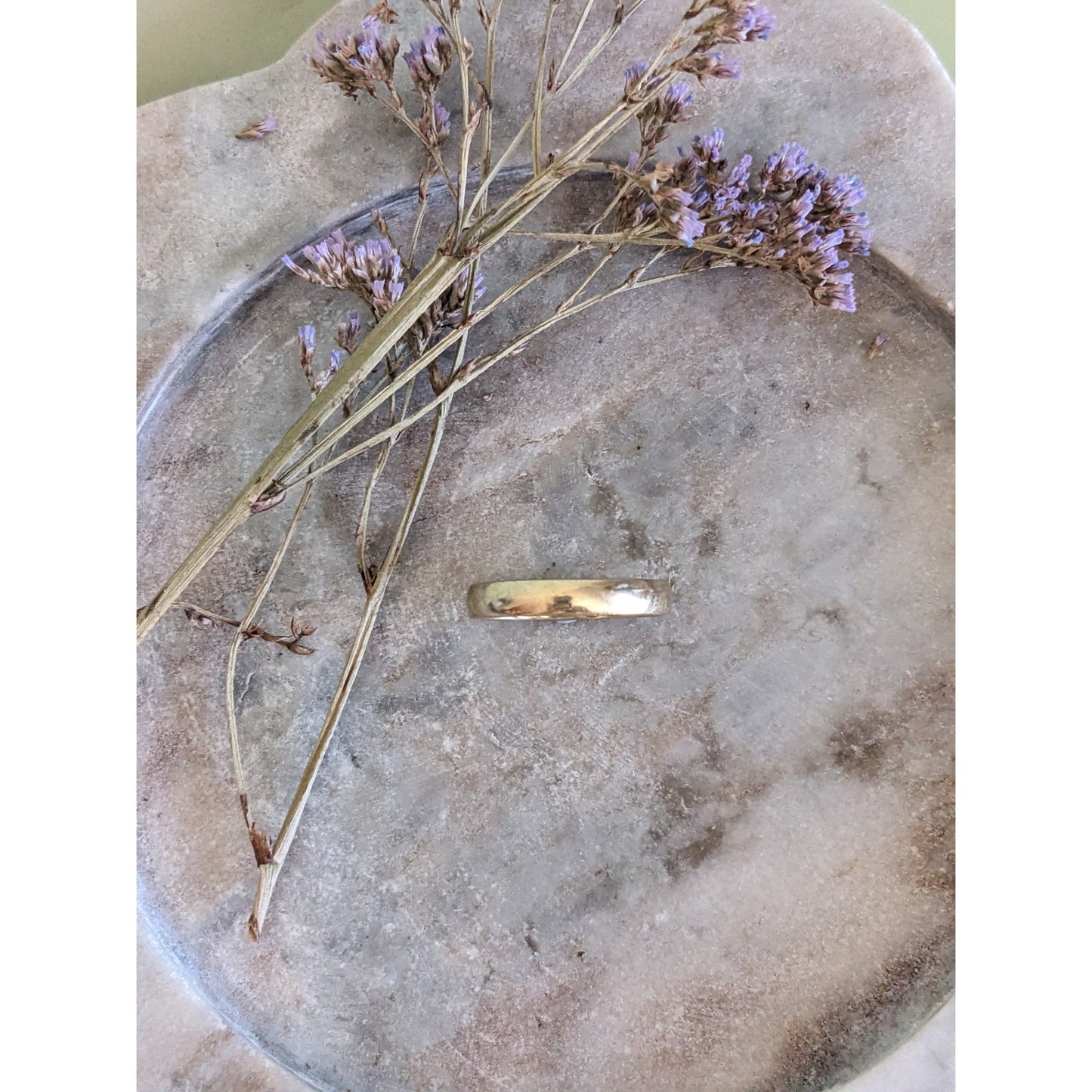 Vintage 14k Solid Yellow Gold Wedding Ring Band Stacker Size 10