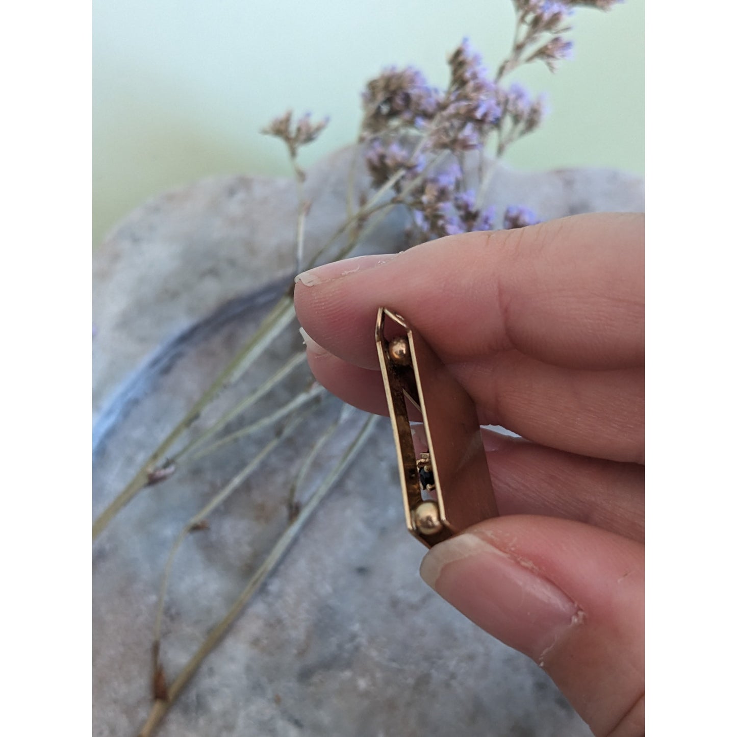 Vintage 14k Yellow Gold Happy Birthday Cake Hearts Pendant