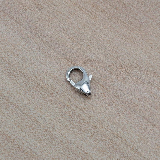 Preowned 18k White Gold Pear Shaped Trigger Lobster Clasp Finding