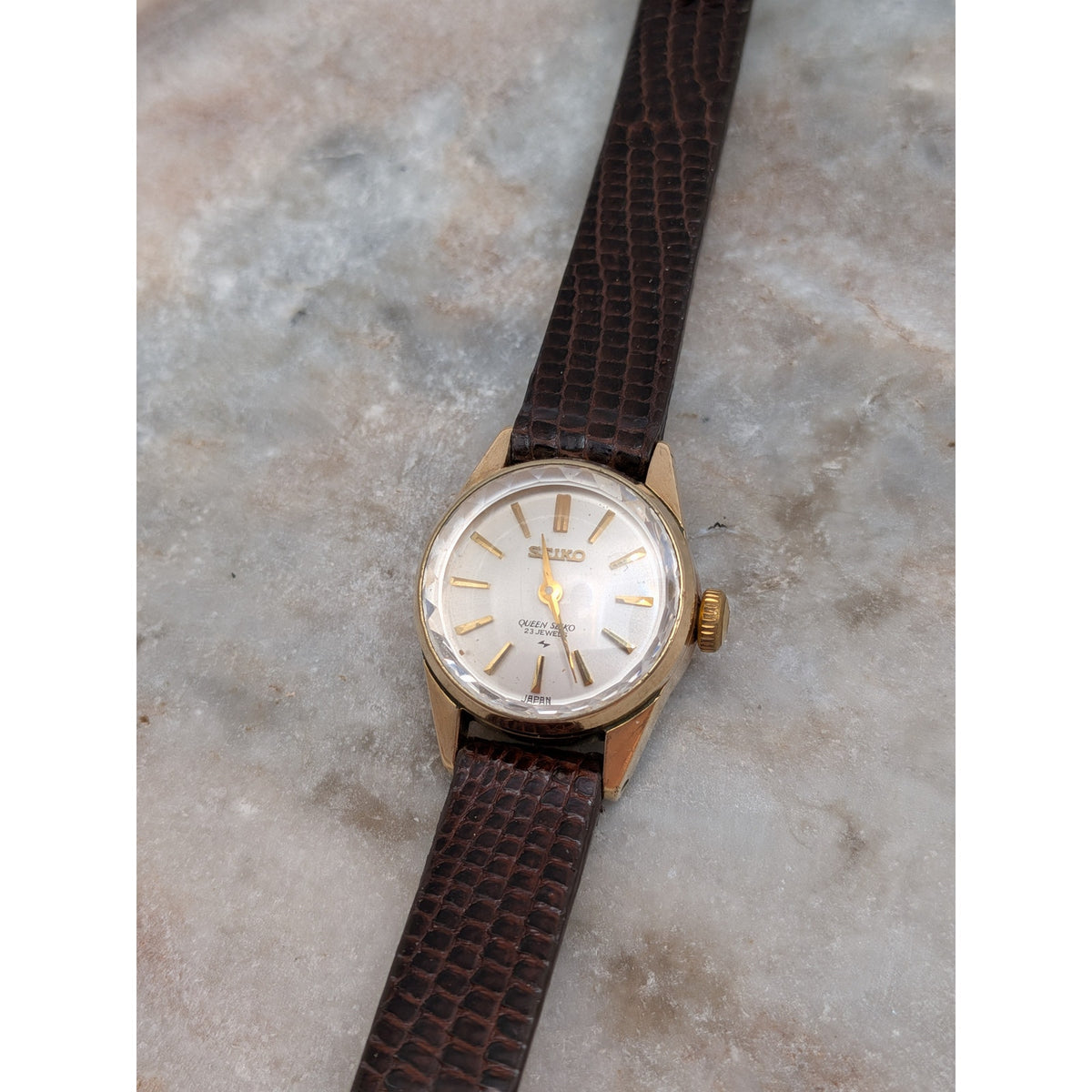 Vintage 1960s Manual Seiko 1020-0010 Gold Filled Queen Seiko 23 Jewel Watch