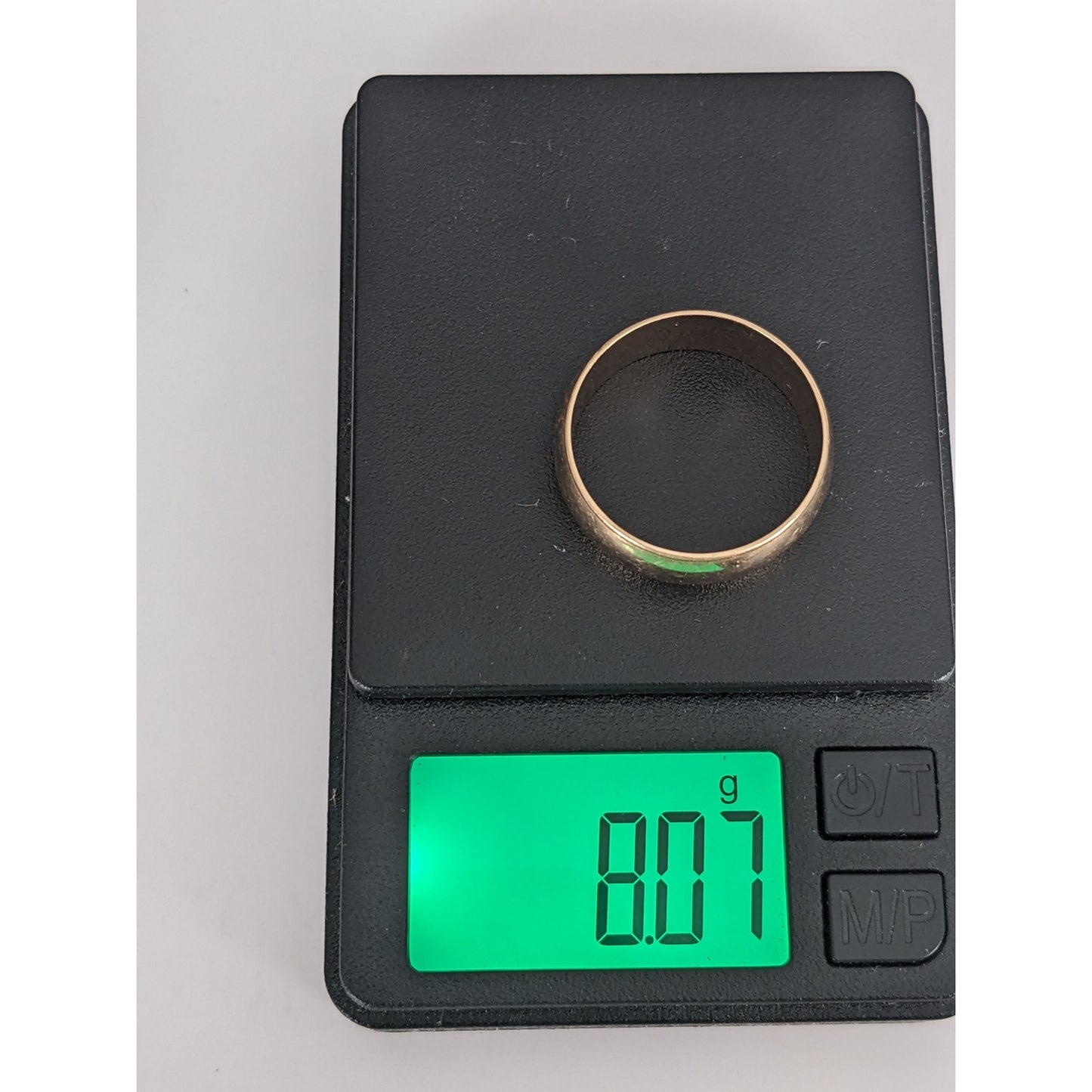 Vintage 14k Yellow Gold Classic Cigar Simple Band Ring Size 11