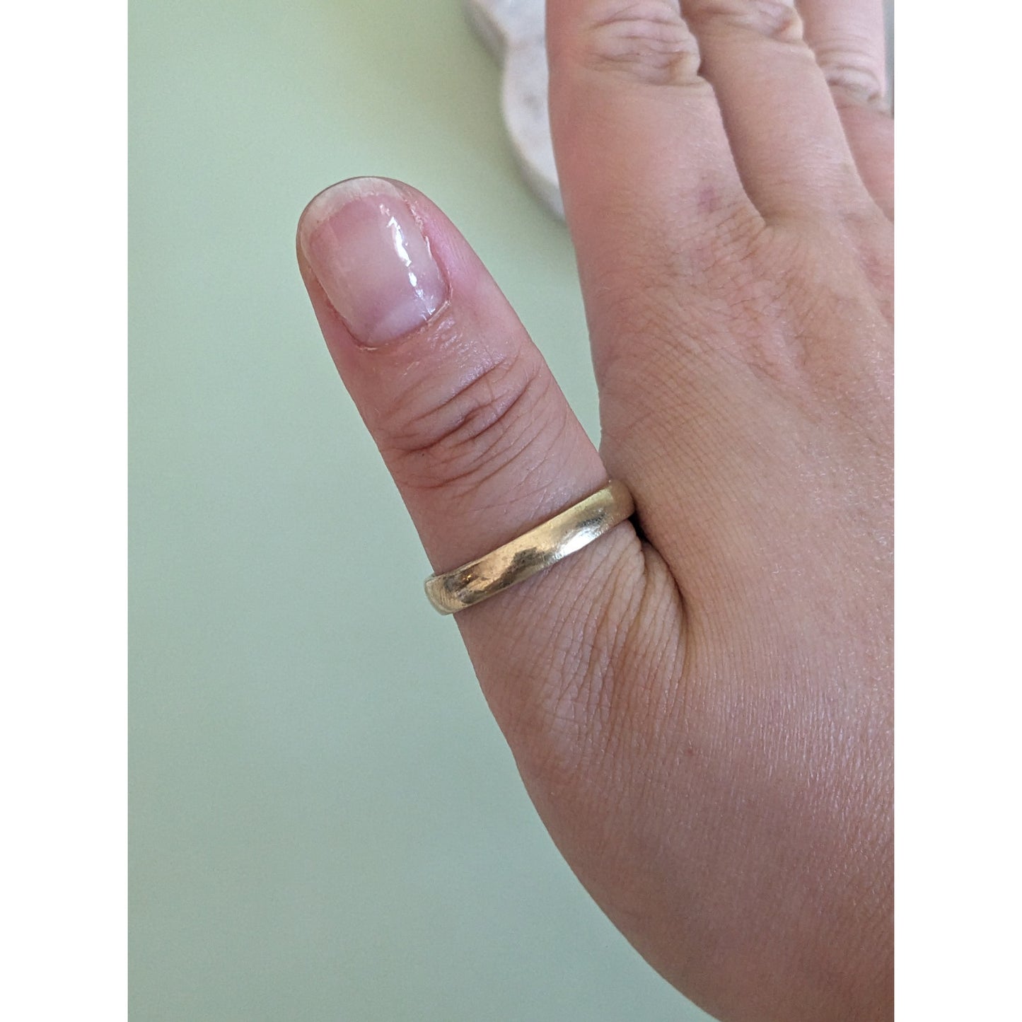 Vintage 14k Solid Yellow Gold Wedding Ring Band Stacker Size 10