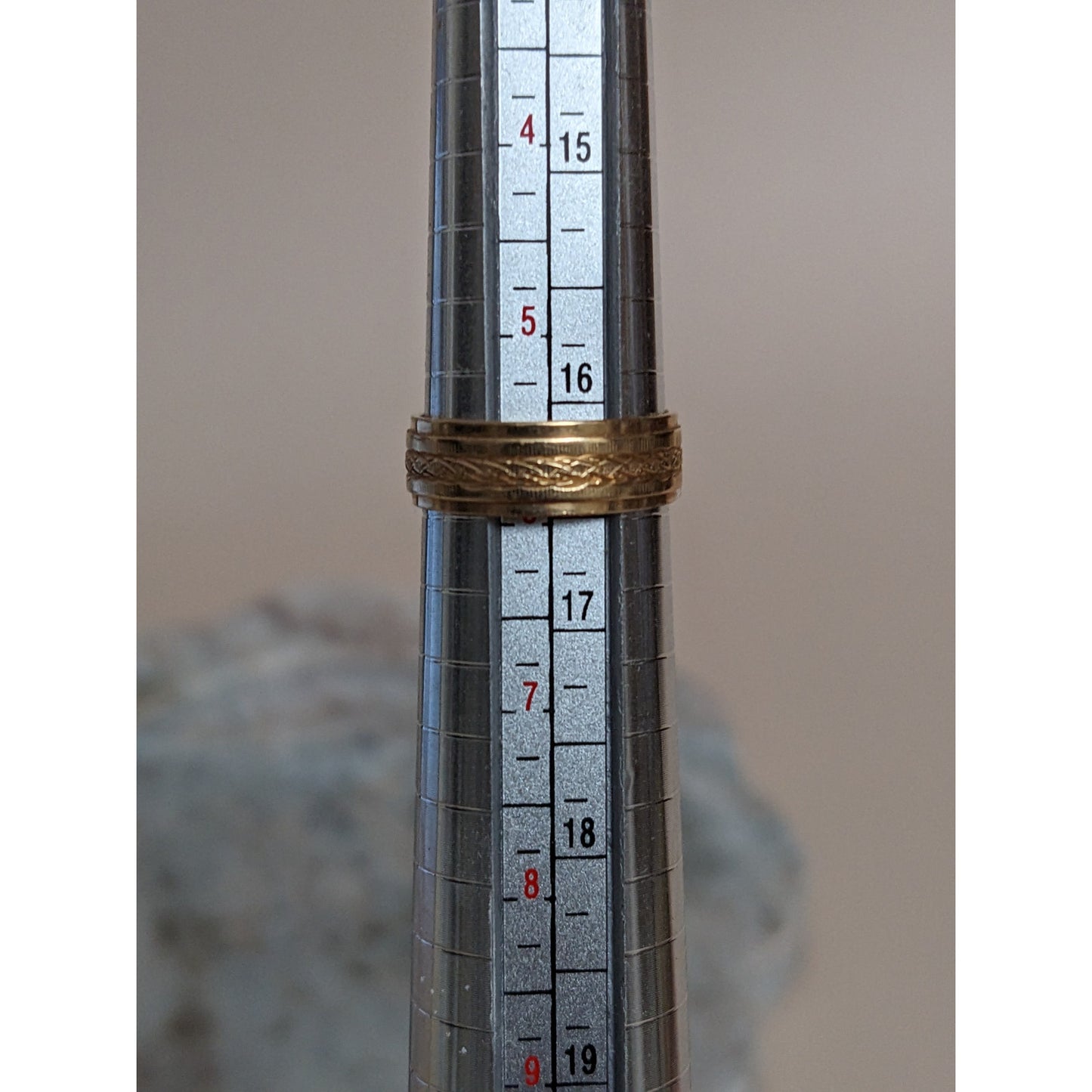 Vintage 14k Yellow Gold Wedding Band Ring Size 6 3.36g